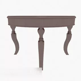 European Vintage Home Side Table 3d model