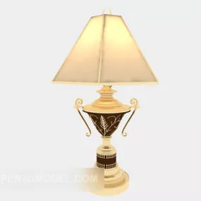 European Home Table Lamp 3d model