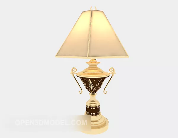 European Home Table Lamp 3d model European Home Table Lamp 3d model
