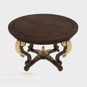 European Jewelry Rack Wooden 3d model