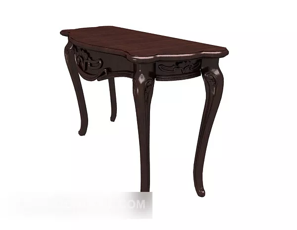 European Lacquer Art Retro Side Table 3d model European Lacquer Art Retro Side Table 3d model