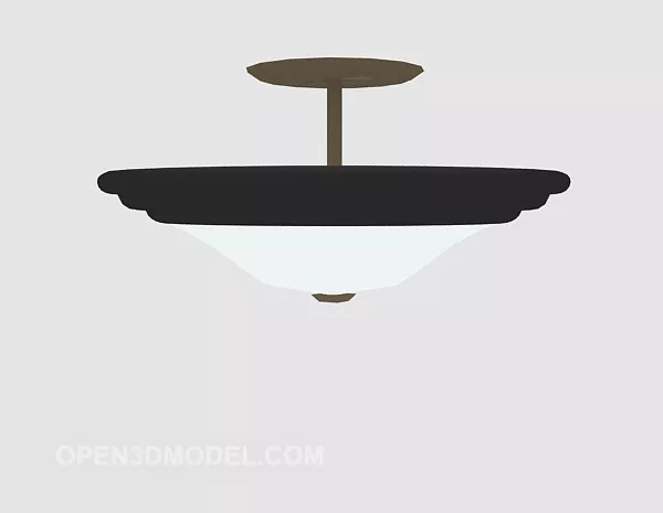 European Lamp Round Shade 3d model European Lamp Round Shade 3d model