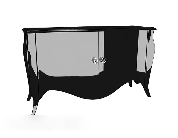 Locker Room With Shelf 3d model
