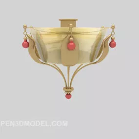 European Luxury Chandelier 3d model