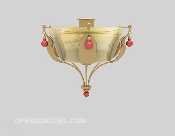 European Luxury Chandelier 3d model European Luxury Chandelier 3d model
