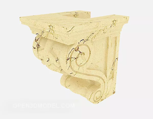 European Marble Component 3d model European Marble Component 3d model