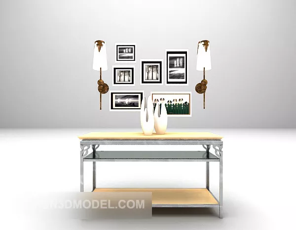 Painting Picture Lines Pattern 3d model
