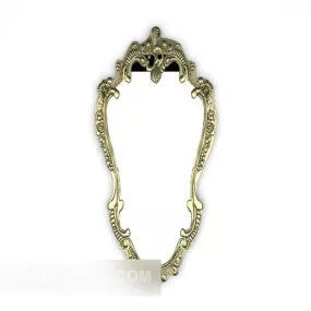 European Minimalist Mirror Frame 3d model