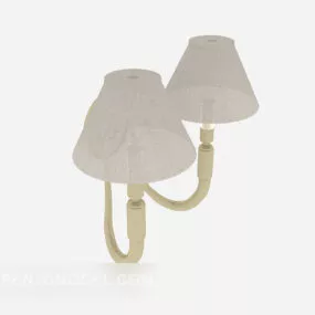 European Minimalist Process Wall Lamp 3d model