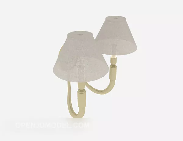 European Minimalist Process Wall Lamp 3d model European Minimalist Process Wall Lamp 3d model