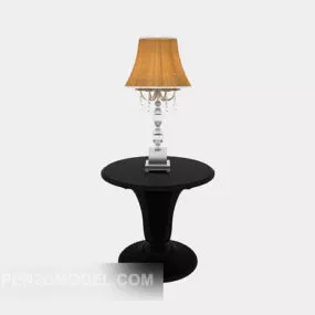 European Minimalist Side Table 3d model