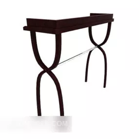 European Minimalist Style Desk 3d model