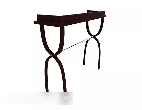 European Minimalist Style Desk 3d model European Minimalist Style Desk 3d model