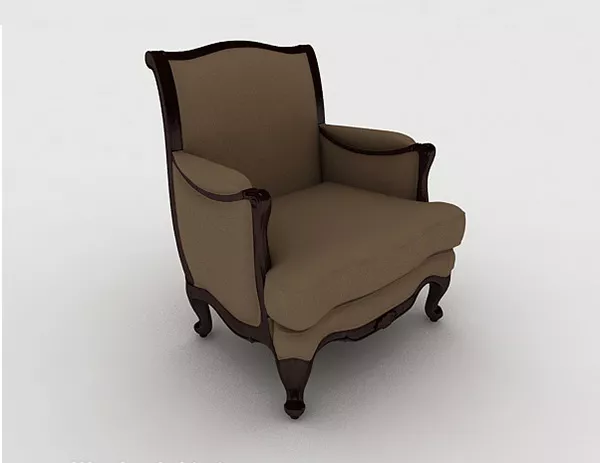 European Minimalist Style Single Sofa 3d model European Minimalist Style Single Sofa 3d model