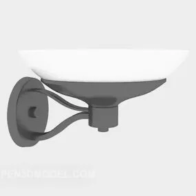 European Minimalist Style Wall Lamp 3d model