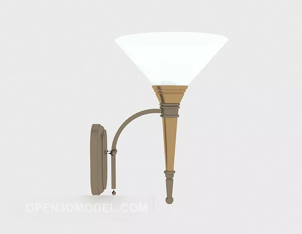 European Minimalist Wall Lamp 3d model European Minimalist Wall Lamp 3d model