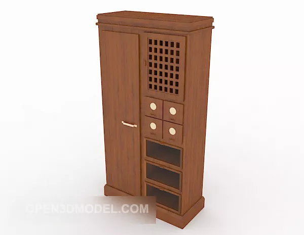 Wardrobe Ikea Multiple Drawers 3d model