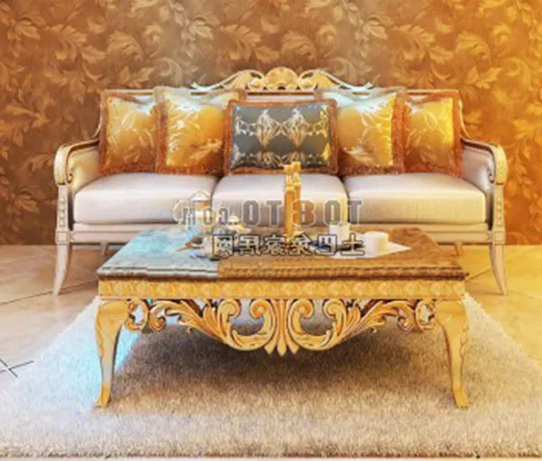 European Royal Classic Sofa Table 3d model European Royal Classic Sofa Table 3d model