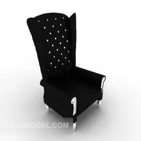 European Noble Back Seat 3d model