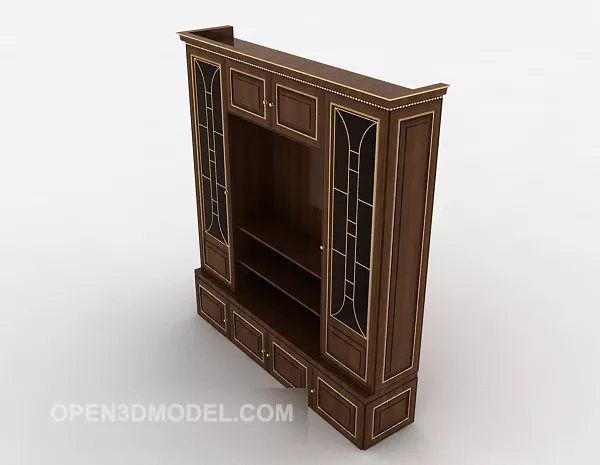Wardrobe With Slide Door 3d model