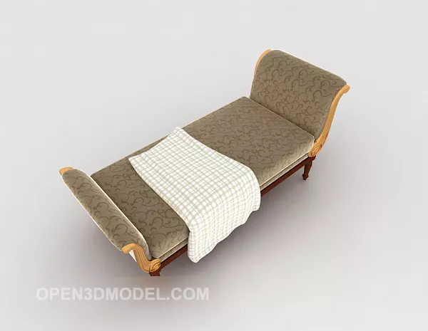 European Patterned Sofa Chair Chair 3d model European Patterned Sofa Chair Chair 3d model