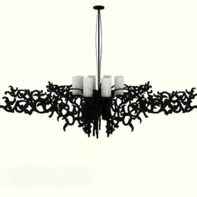 European Personality Home Chandelier 3d model