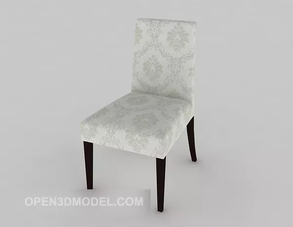 European Real Dining Chair 3d model European Real Dining Chair 3d model