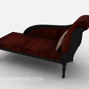 European Recliner Sofa 3d model