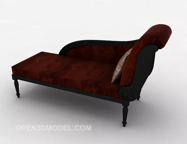 European Recliner Sofa 3d model European Recliner Sofa 3d model