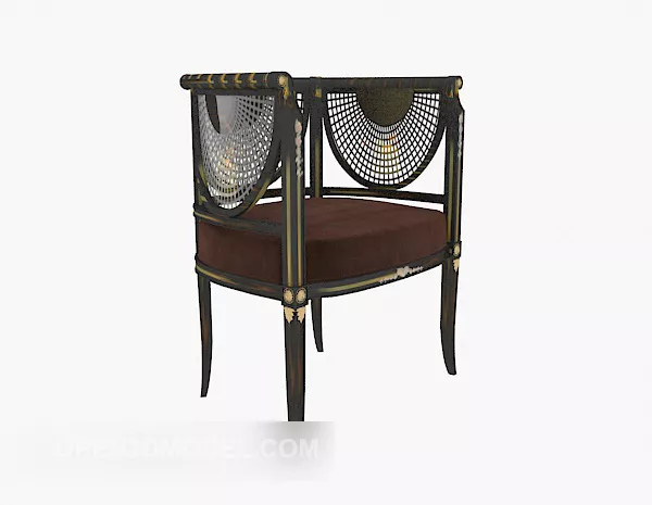 European Luxury Retro Chair 3d model European Luxury Retro Chair 3d model