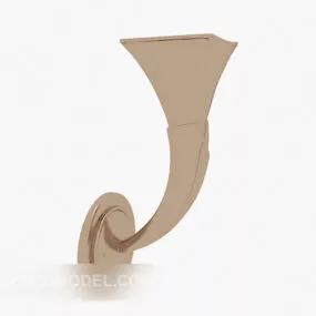 European Retro Style Wall Lamp 3d model