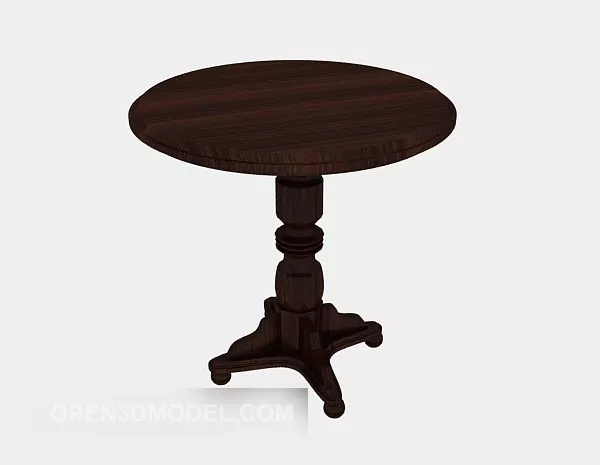European Side Table 3d model European Side Table 3d model