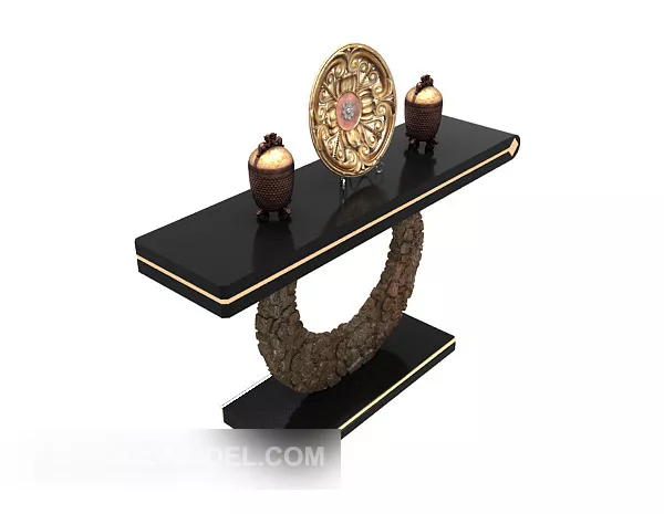 European Side Table Swing 3d model European Side Table Swing 3d model