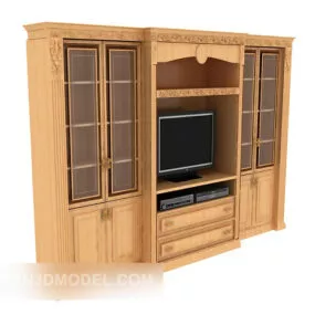 European Simple Tv Cabinet, Display Cabinet 3d model