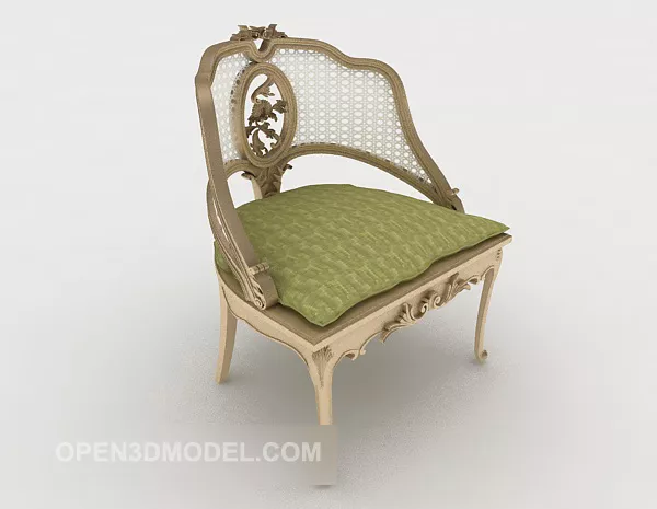 European Simple Dresser Chair 3d model European Simple Dresser Chair 3d model