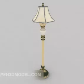 European Floor Lamp Design 3d model
