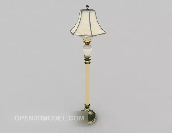 European Floor Lamp Design 3d model European Floor Lamp Design 3d model