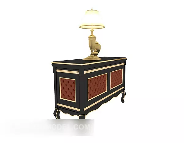 European Vintage Simple Generous Side Cabinet 3d model European Vintage Simple Generous Side Cabinet 3d model
