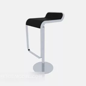 European Simple High Chair 3d model