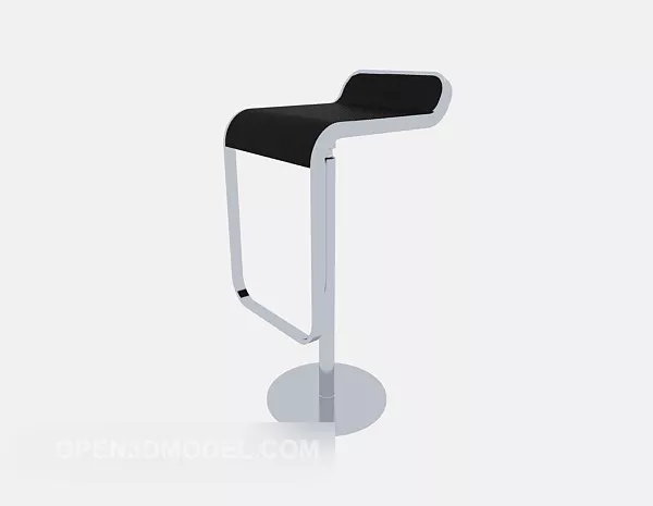 European Simple High Chair 3d model European Simple High Chair 3d model