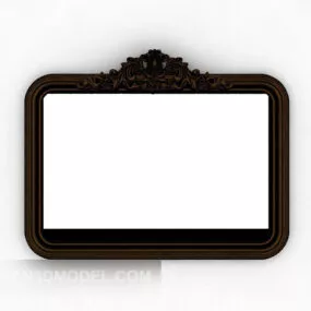 European Simple Home Mirror 3d model