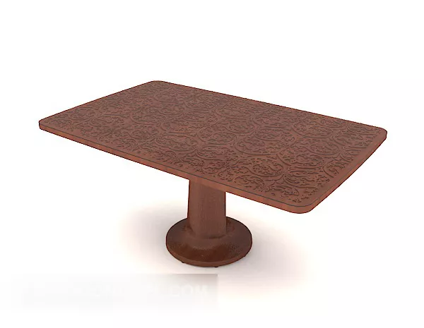 European Simple Solid Wood Edge A Few 3d model European Simple Solid Wood Edge A Few 3d model