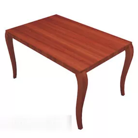 European Simple Table Furniture 3d model