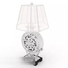European Simple Table Lamp 3d model