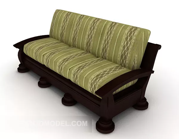 European Simple Traditional Multiplayer Sofa 3d model European Simple Traditional Multiplayer Sofa 3d model
