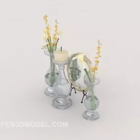 European Small Swing Furniture 3d model