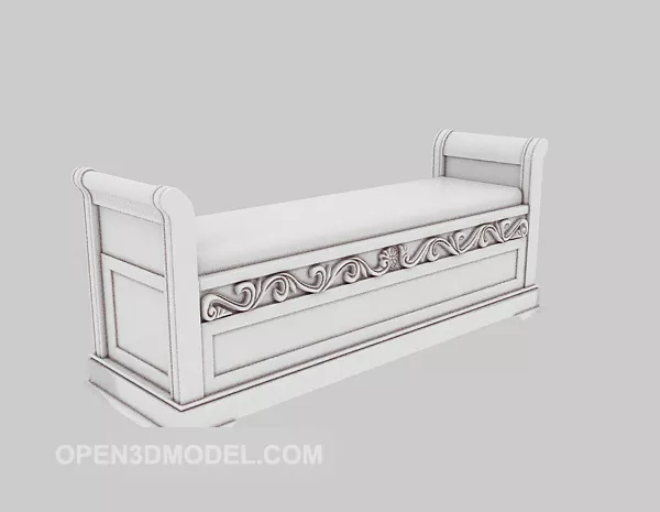 European Carving Sofa Decorative 3d model European Carving Sofa Decorative 3d model