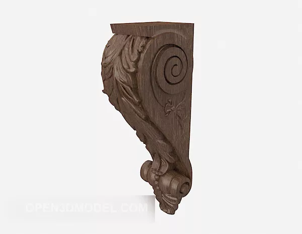 European Solid Wood Exquisite Component 3d model European Solid Wood Exquisite Component 3d model