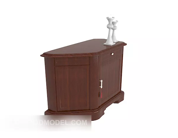 Thin Locker Corner 3d model