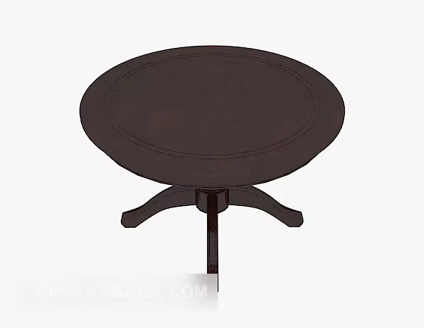 European Solid Wood Table Coffee Table 3d model European Solid Wood Table Coffee Table 3d model